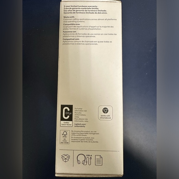 Logitech H390 Over the Ear Headset with Noise Cancelling Mic - Picture 3 of 8